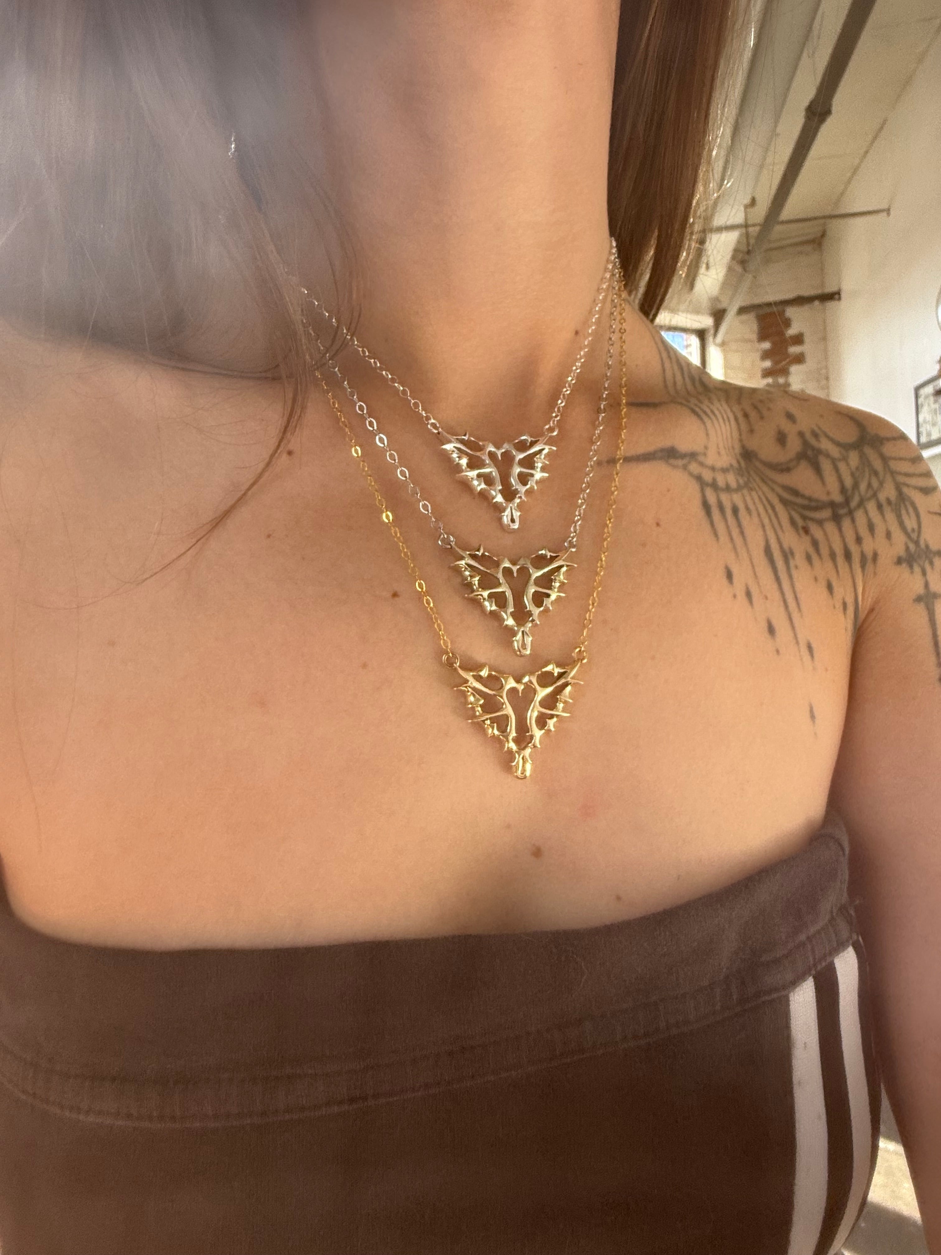 Xrated Heart necklace