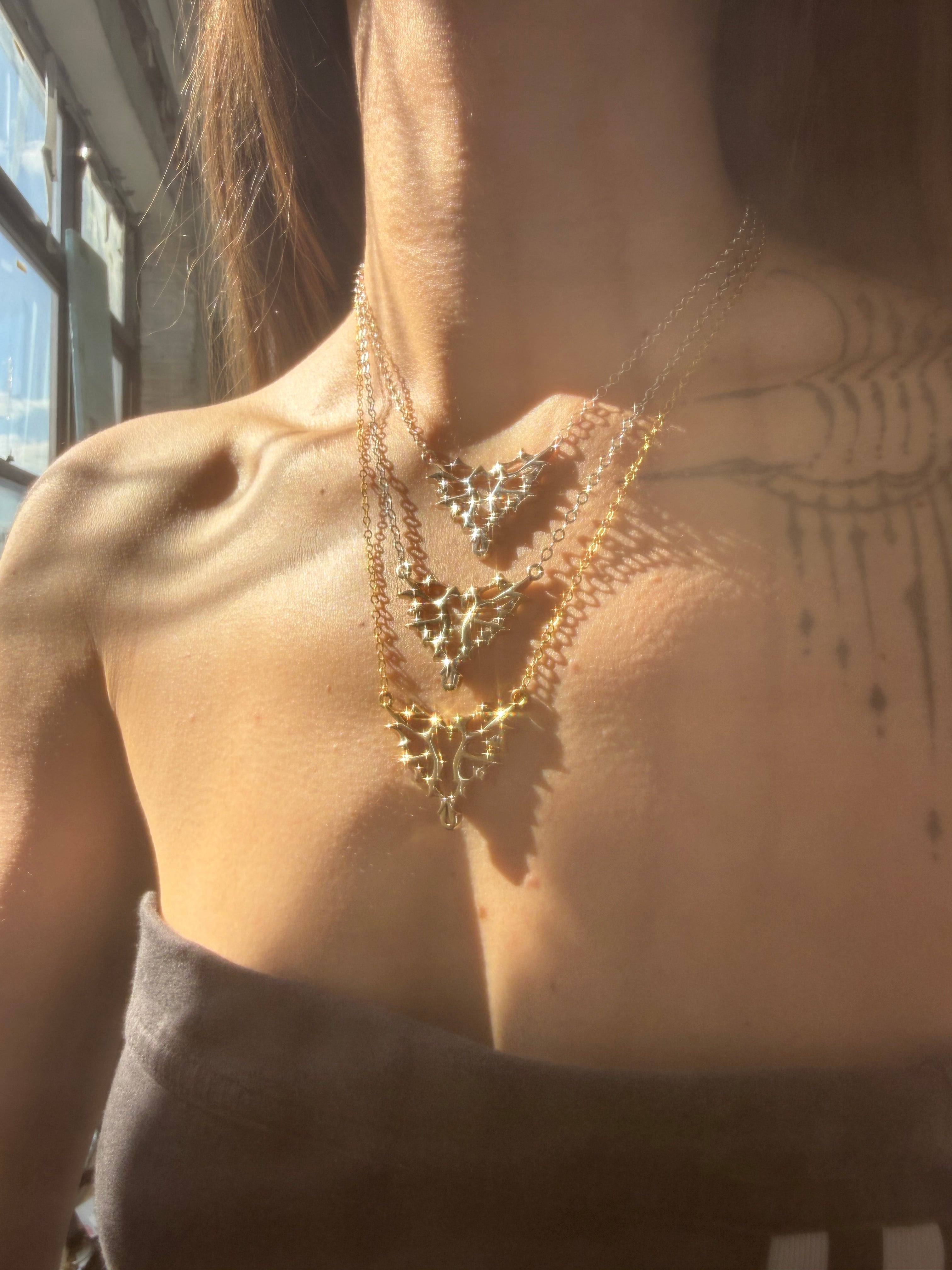 Xrated Heart necklace