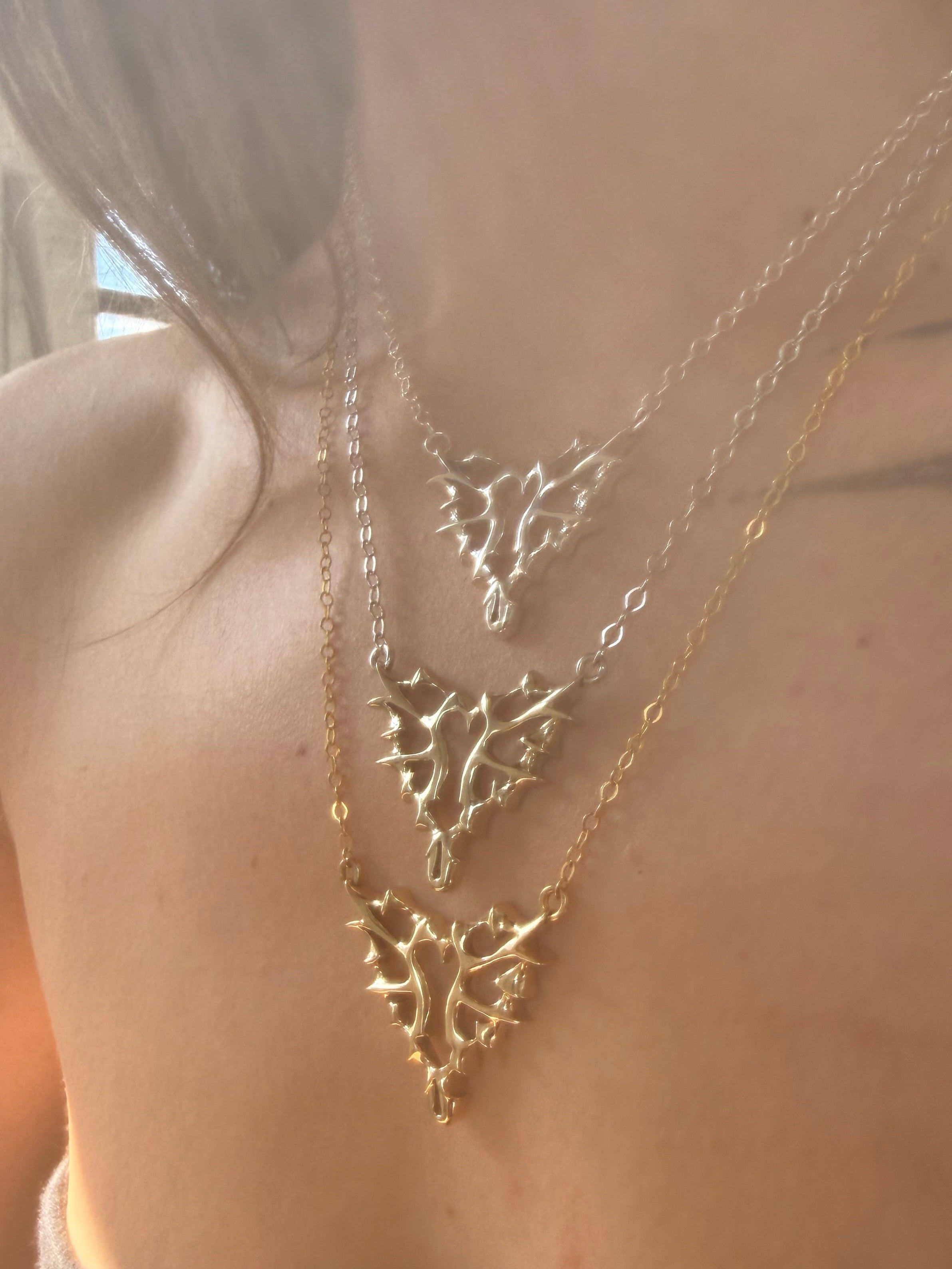 Xrated Heart necklace
